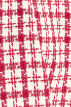 CHERRY CHECK TWEED MINI DRESS Flying Tomato