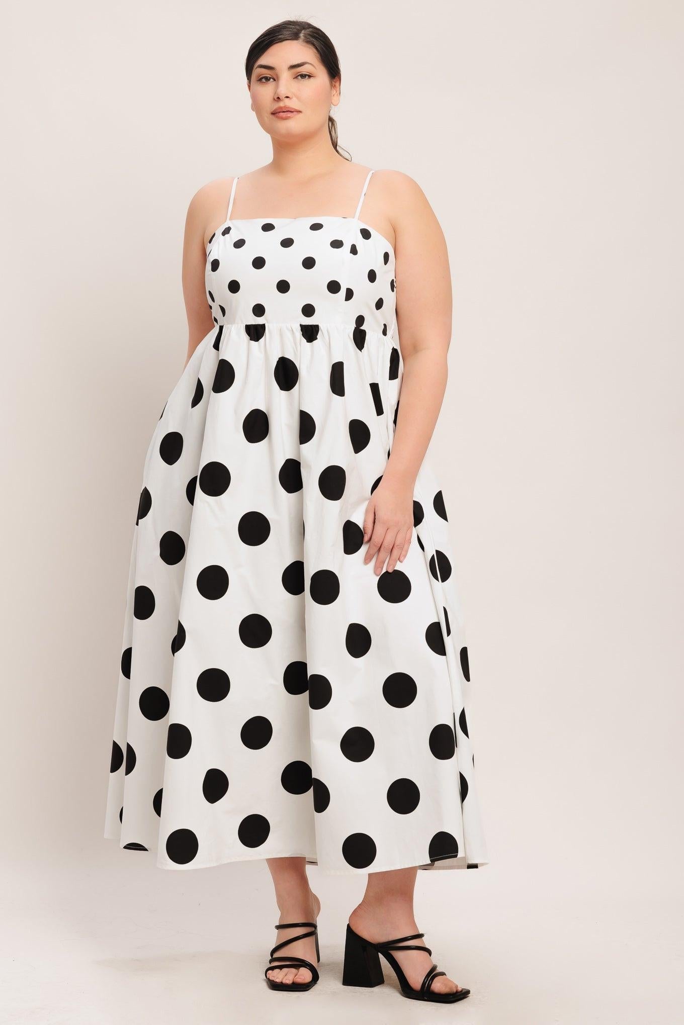 PARISIAN SPOTLIGHT WOVEN MIDI DRESS Flying Tomato