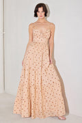 DOTTED DREAM WOVEN MAXI DRESS Flying Tomato