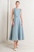 SOFT SPOKEN WOVEN MIDI DRESS Flying Tomato