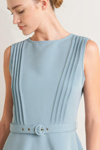 SOFT SPOKEN WOVEN MIDI DRESS Flying Tomato