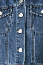 CASUAL GLAM DENIM MINI DRESS Flying Tomato