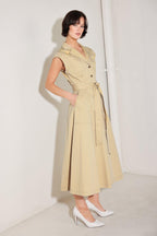 NATURAL INSTINCT WOVEN MIDI DRESS Flying Tomato