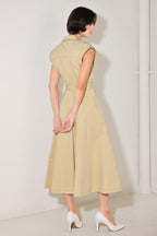 NATURAL INSTINCT WOVEN MIDI DRESS Flying Tomato