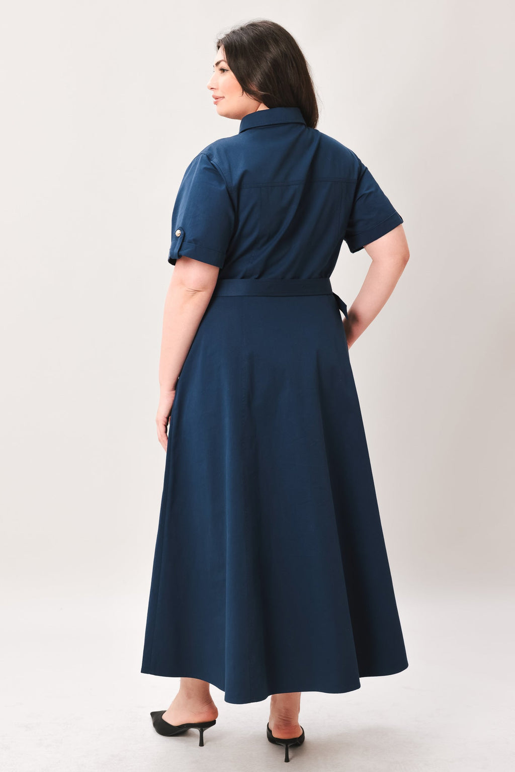 CLASSIC AUTHORITY WOVEN MIDI DRESS Flying Tomato