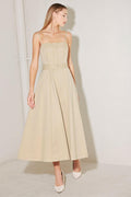 UNDERSTATED ICON WOVEN MIDI DRESS Flying Tomato