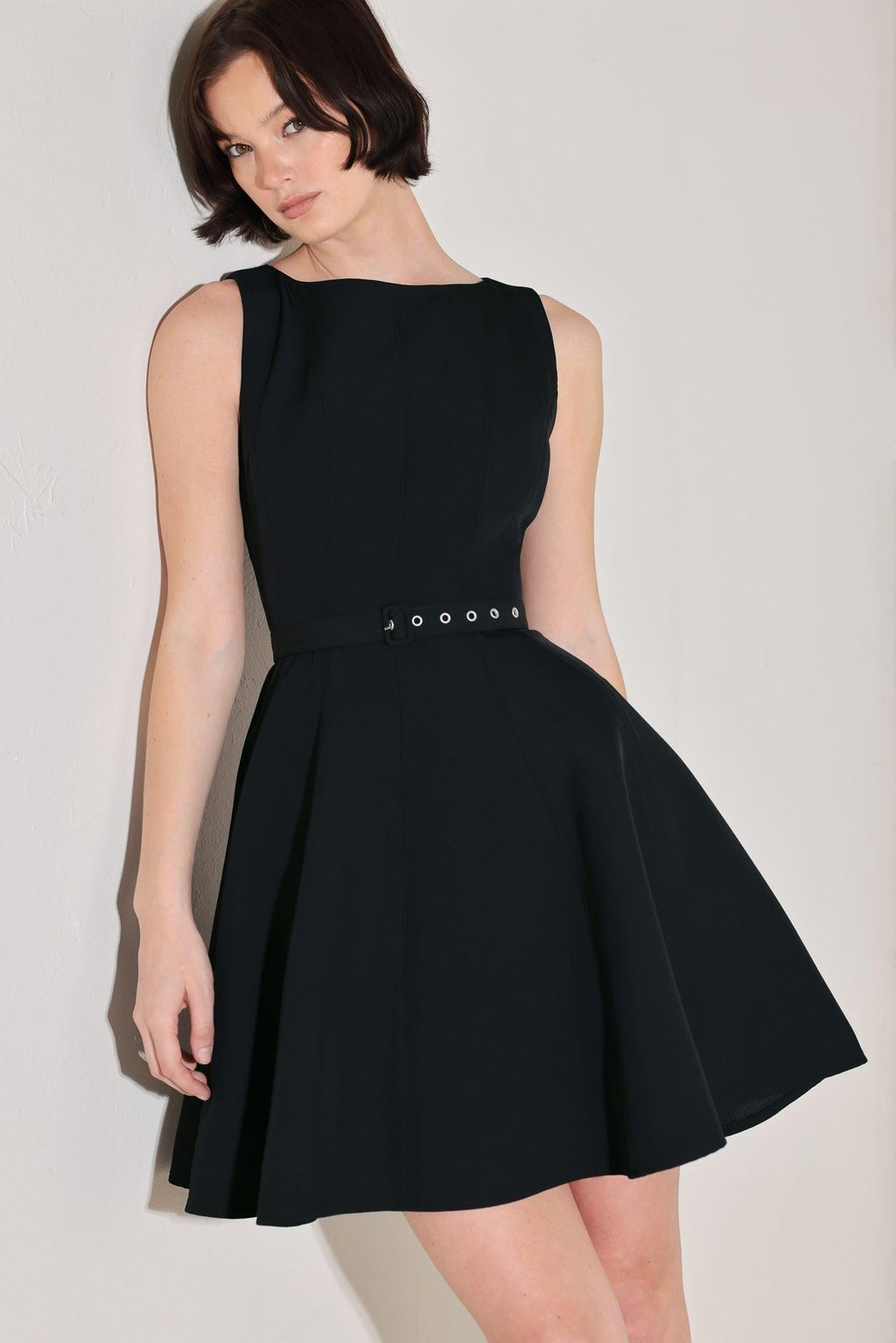 ALL EYES ON YOU WOVEN MINI DRESS Flying Tomato
