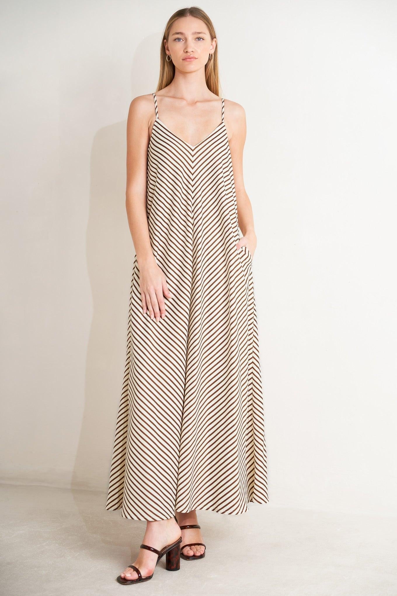 SEASIDE SILHOUETTE WOVEN MIDI DRESS Flying Tomato