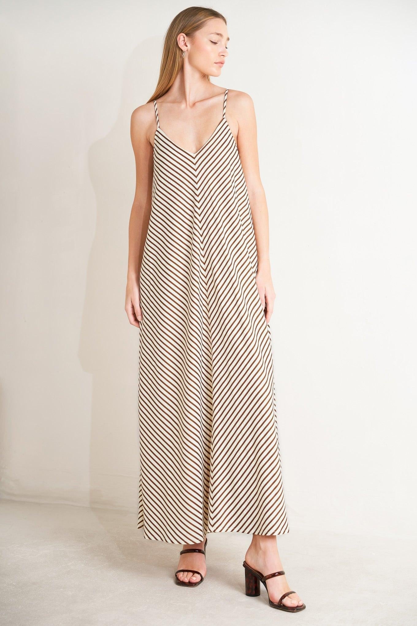 SEASIDE SILHOUETTE WOVEN MIDI DRESS Flying Tomato