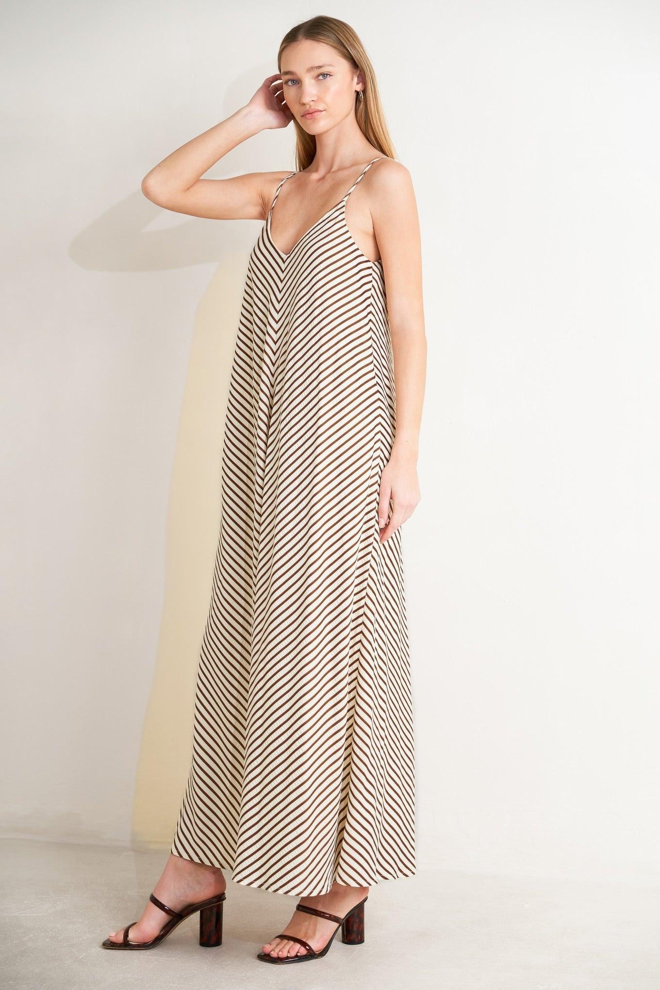 SEASIDE SILHOUETTE WOVEN MIDI DRESS Flying Tomato