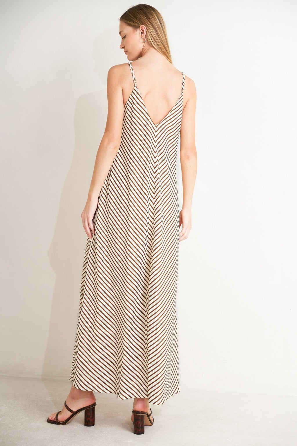 SEASIDE SILHOUETTE WOVEN MIDI DRESS Flying Tomato