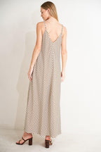 SEASIDE SILHOUETTE WOVEN MIDI DRESS Flying Tomato