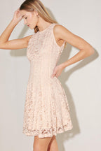 LOVE STORY WOVEN LACE MINI DRESS Flying Tomato