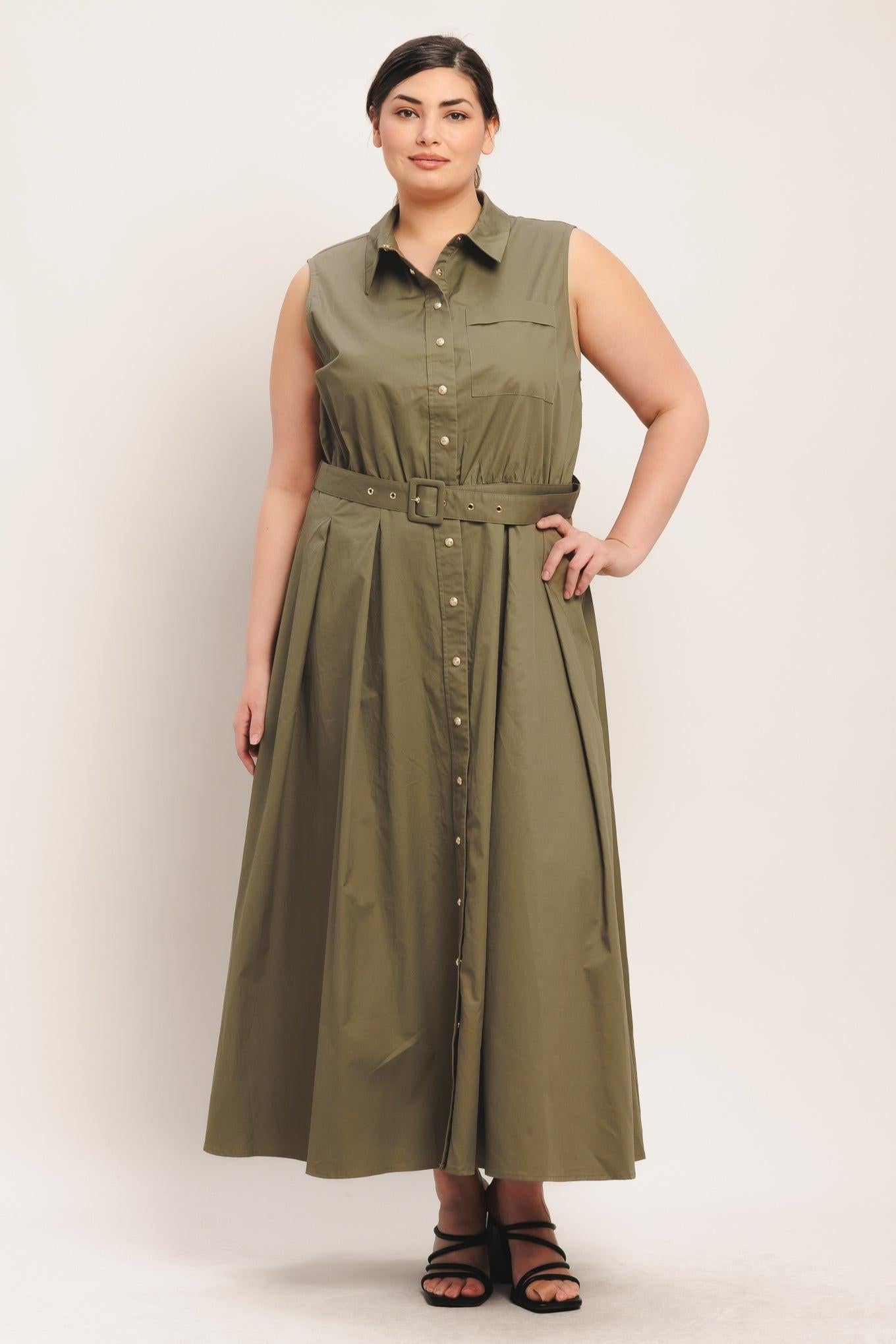SIMPLY UNSTOPPABLE WOVEN MIDI DRESS Flying Tomato