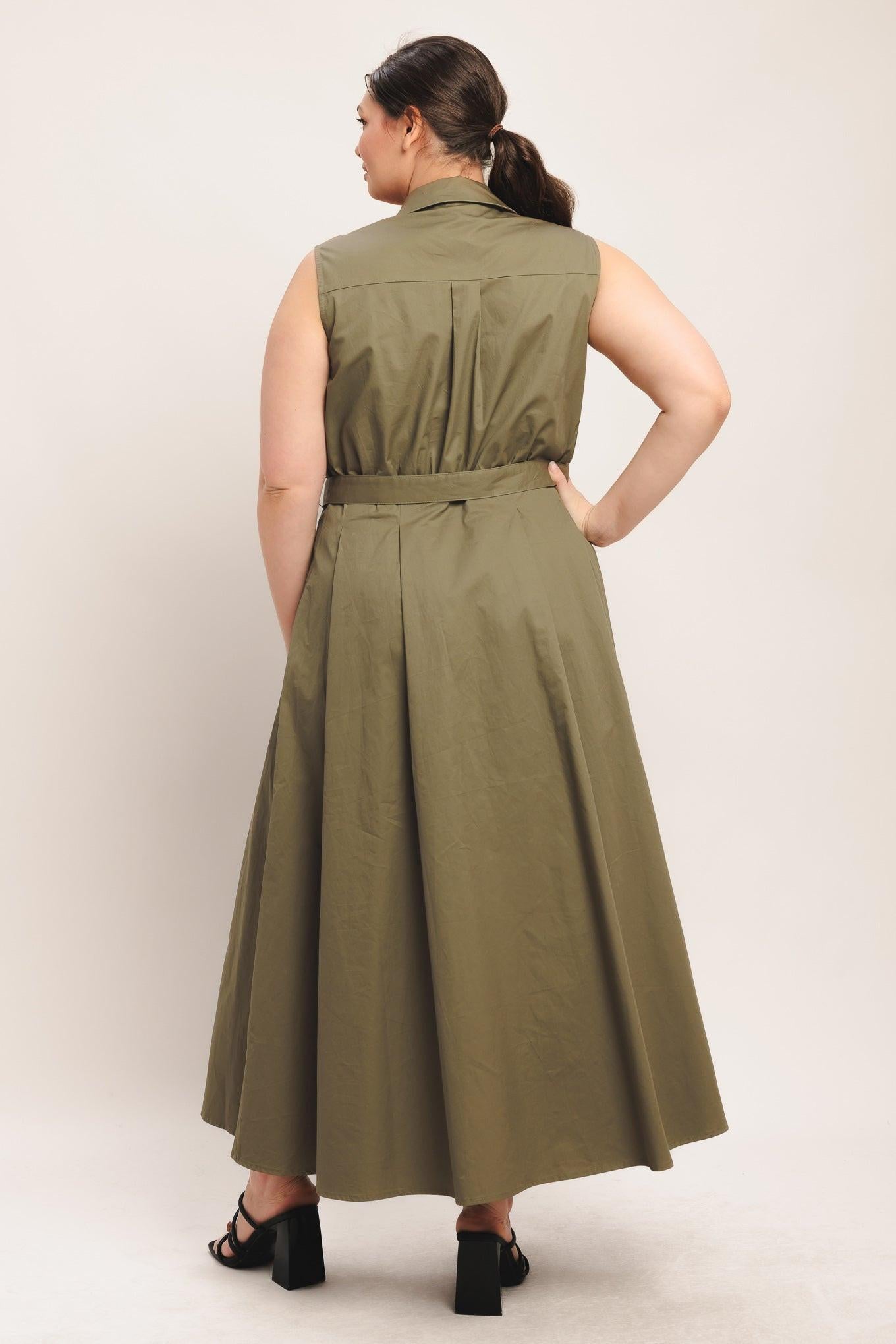 SIMPLY UNSTOPPABLE WOVEN MIDI DRESS Flying Tomato