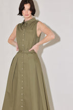SIMPLY UNSTOPPABLE WOVEN MIDI DRESS Flying Tomato