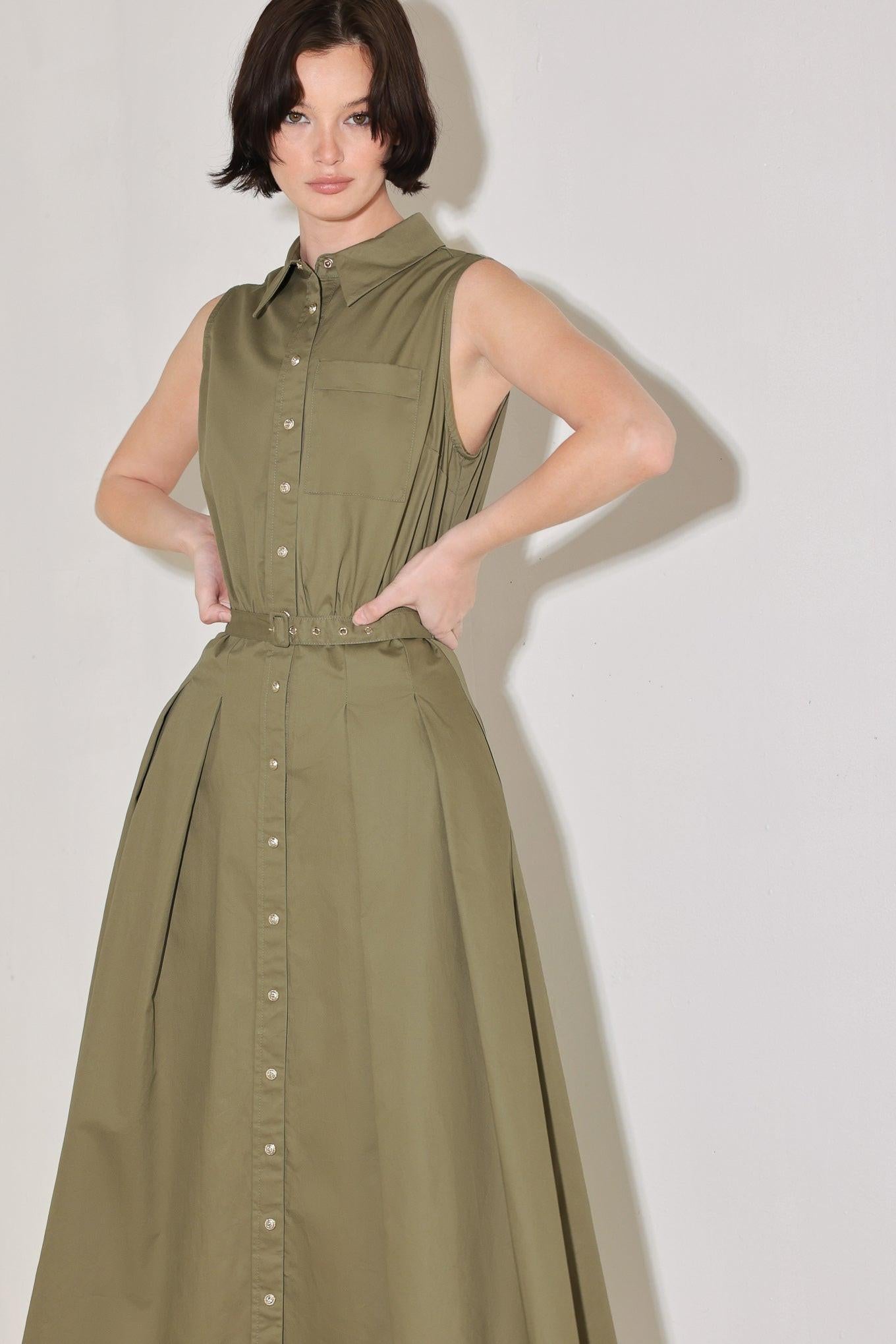 SIMPLY UNSTOPPABLE WOVEN MIDI DRESS Flying Tomato