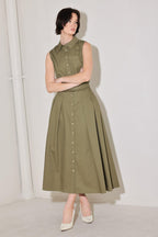 SIMPLY UNSTOPPABLE WOVEN MIDI DRESS Flying Tomato