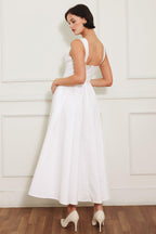 SWEETHEART SERENADE WOVEN MIDI DRESS Flying Tomato