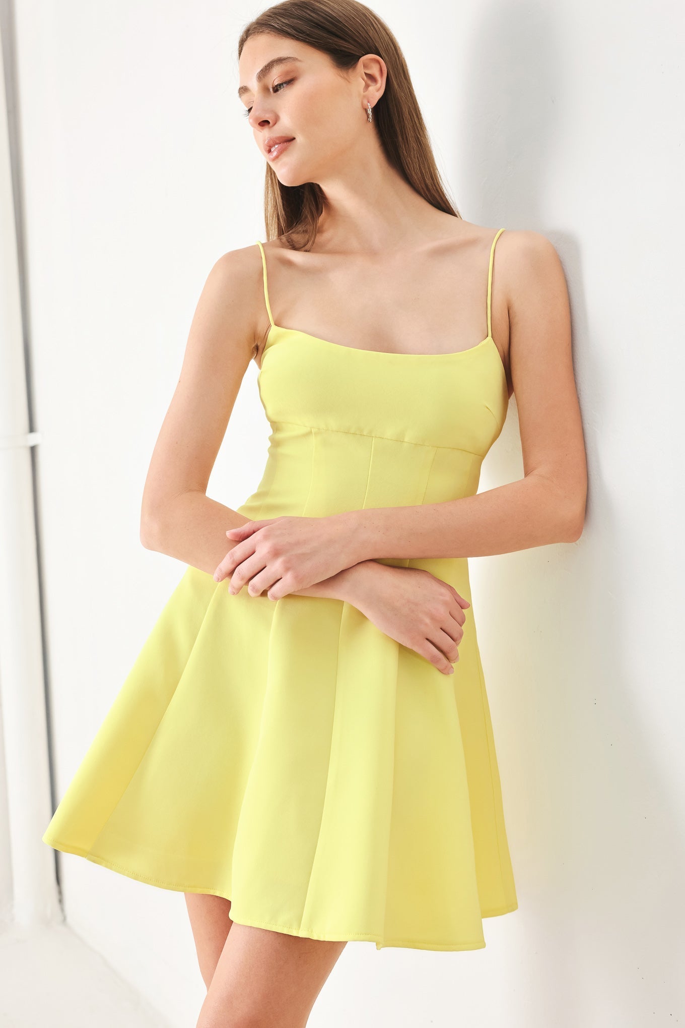 FRESH LINE WOVEN CAMI DRESS Flying Tomato