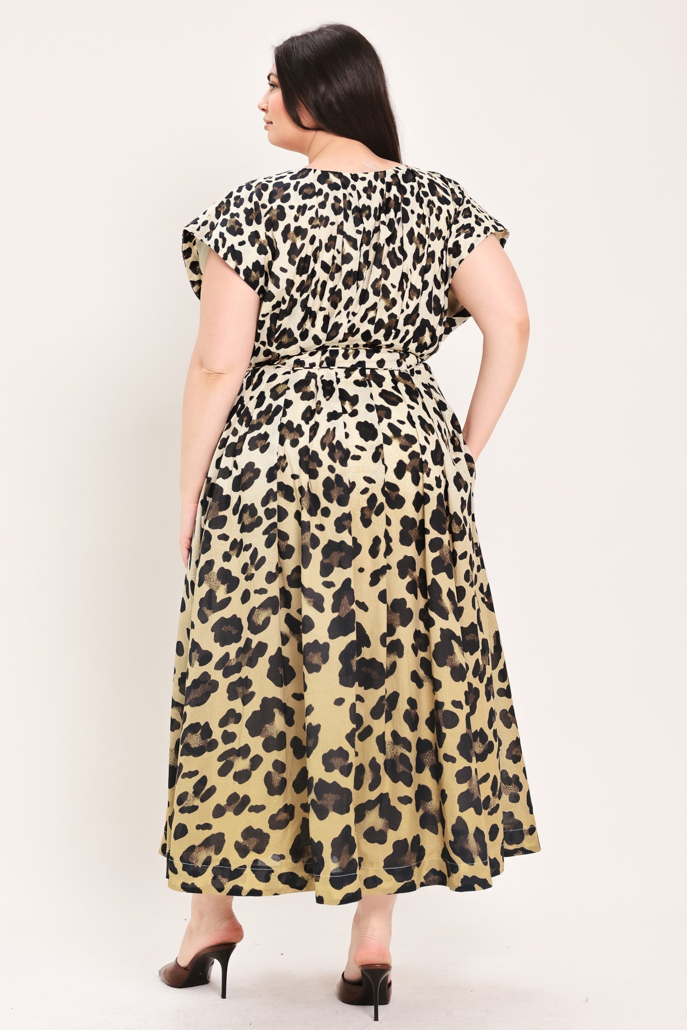 WILD MUSE WOVEN MIDI DRESS Flying Tomato