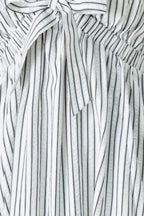 WHISPER STRIPE WOVEN MIDI DRESS Flying Tomato