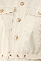 NEUTRAL COMMAND WOVEN SHIRT DRESS Flying Tomato