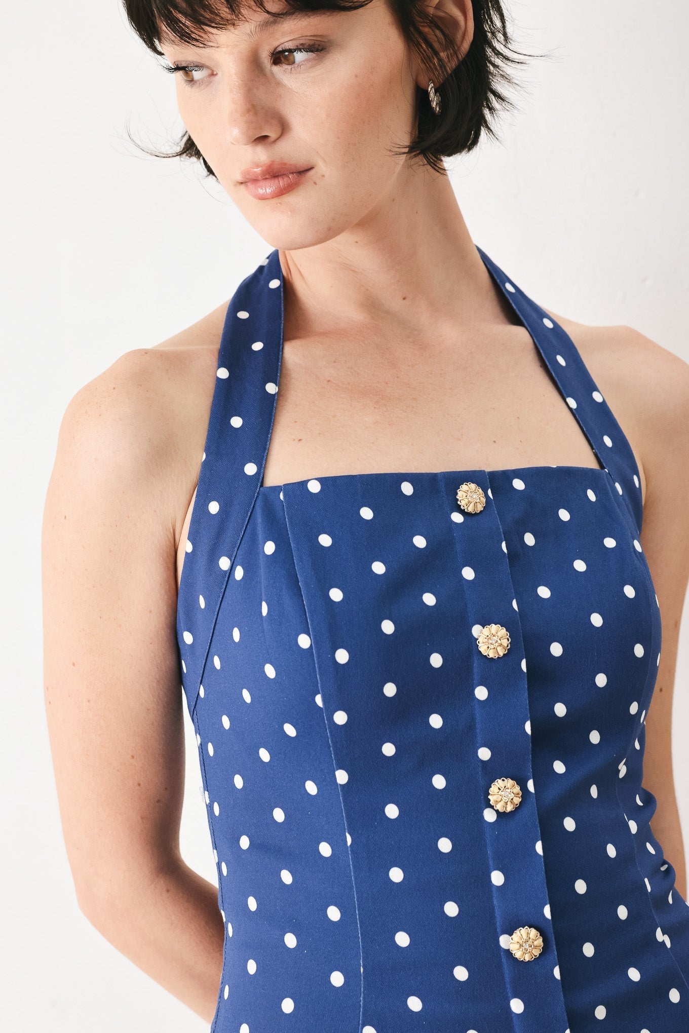 DOTS & DREAMS WOVEN MINI DRESS Flying Tomato