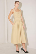 SAHARA GRACE WOVEN MIDI DRESS Flying Tomato