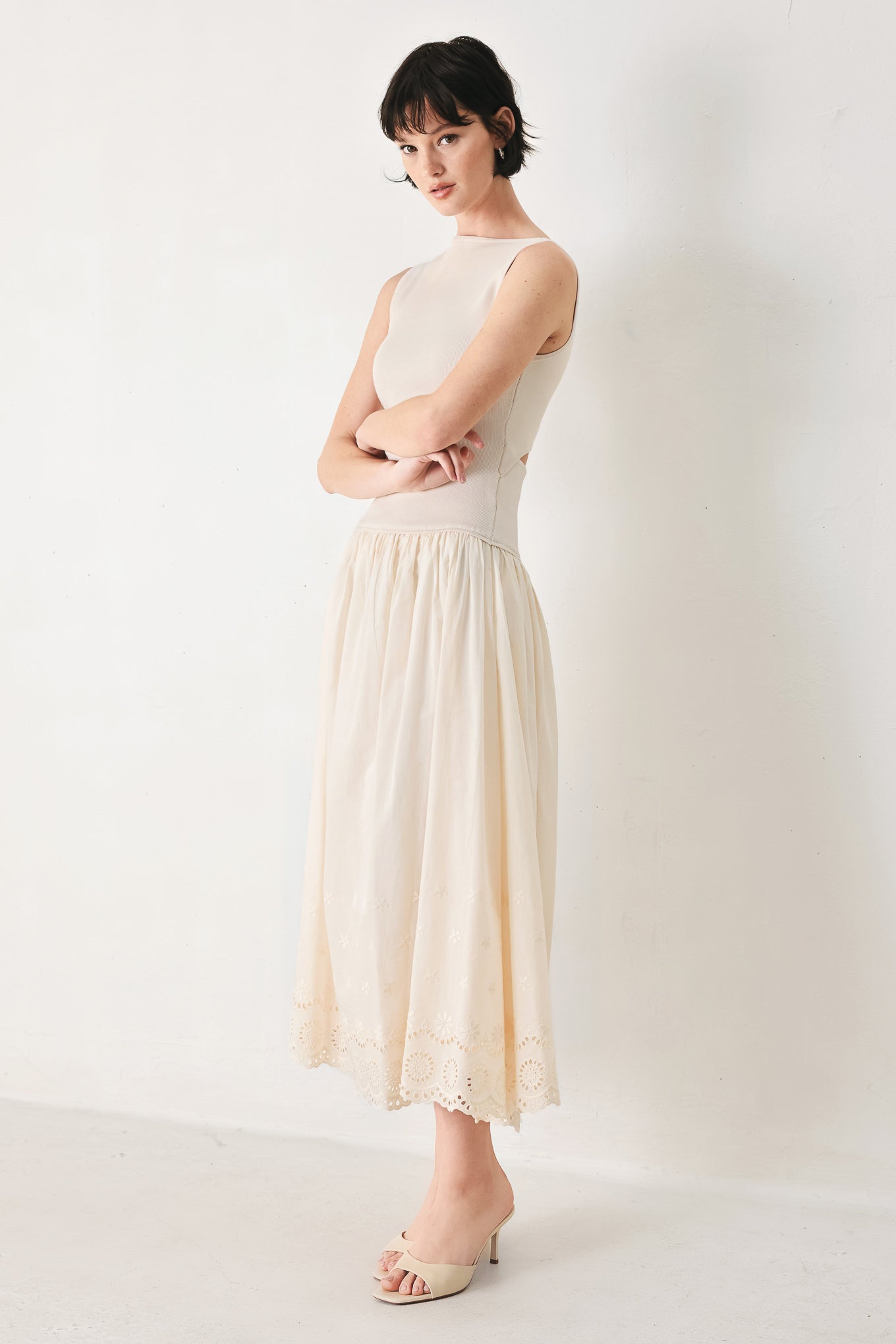 DAYDREAM THREAD MIDI DRESS Flying Tomato