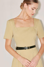 [PREORDER] WARM STONE EDIT WOVEN MIDI DRESS Flying Tomato