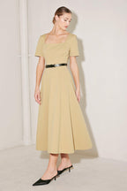 [PREORDER] WARM STONE EDIT WOVEN MIDI DRESS Flying Tomato