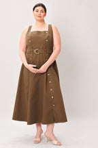 SWEET SIENNA WOVEN MIDI DRESS Flying Tomato