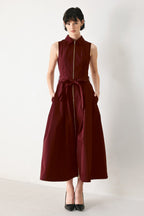 TIMELESS MOOD WOVEN MIDI DRESS Flying Tomato