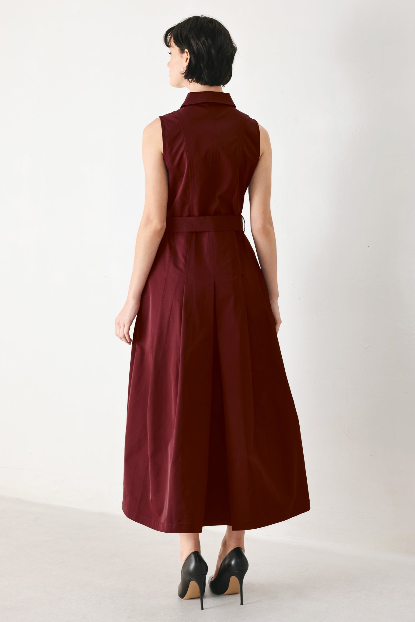 TIMELESS MOOD WOVEN MIDI DRESS Flying Tomato