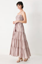 ROSY BREEZE WOVEN ANKLE DRESS Flying Tomato