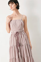 ROSY BREEZE WOVEN ANKLE DRESS Flying Tomato