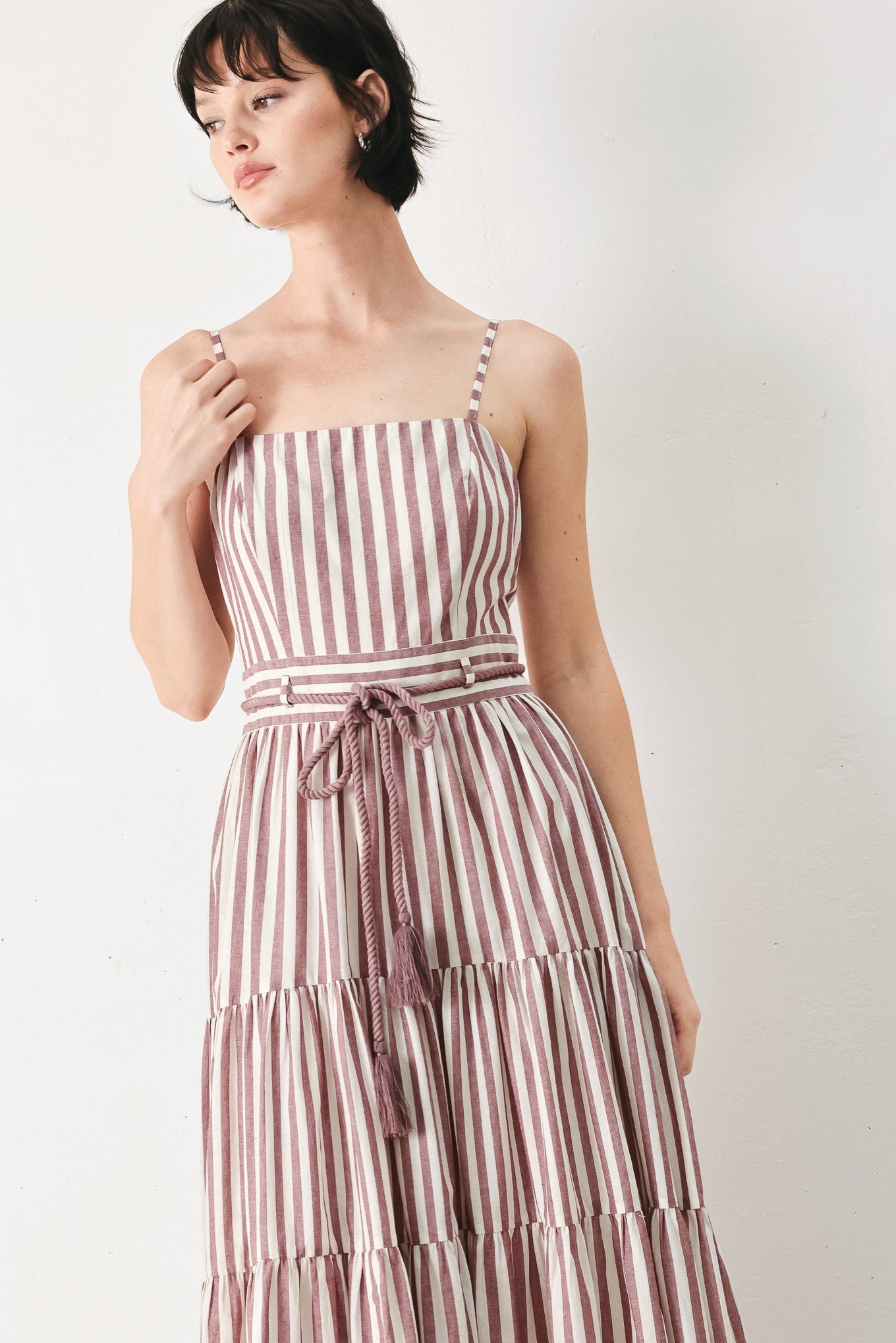 ROSY BREEZE WOVEN ANKLE DRESS Flying Tomato