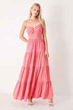 SWEET ESCAPE WOVEN MAXI DRESS Flying Tomato
