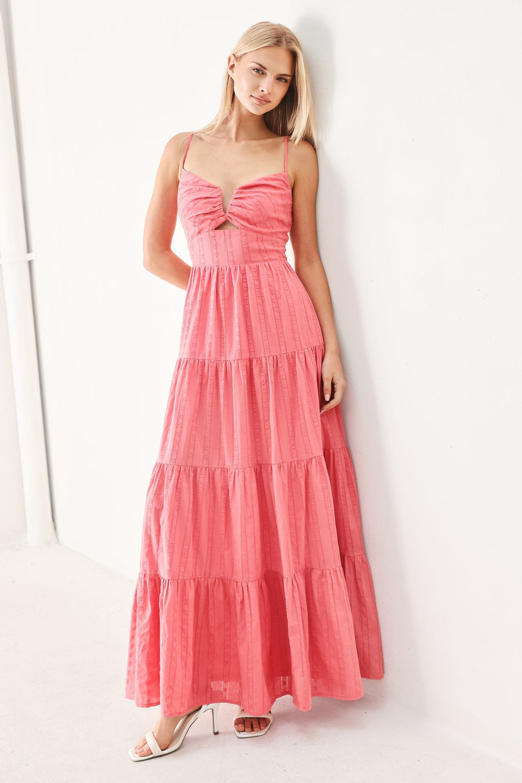 SWEET ESCAPE WOVEN MAXI DRESS Flying Tomato
