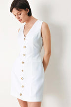 PURE GLAM WOVEN MINI DRESS Flying Tomato