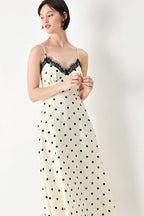 DOTTY SWEETHEART WOVEN MIDI DRESS Flying Tomato