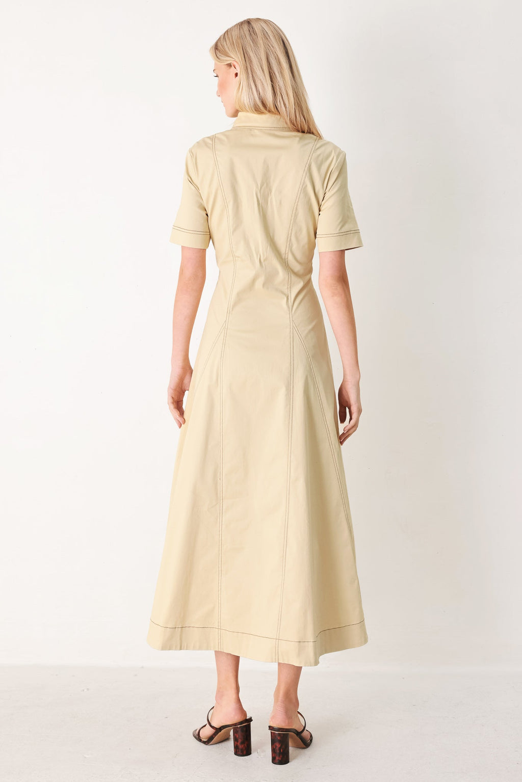 TREND ICON WOVEN MIDI DRESS Flying Tomato