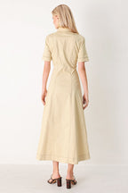 TREND ICON WOVEN MIDI DRESS Flying Tomato