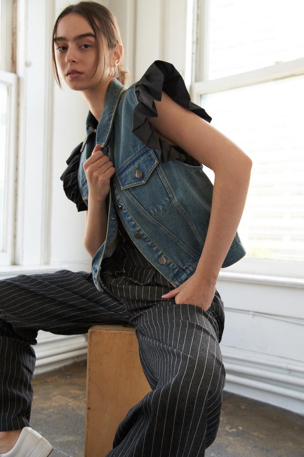 AUTHENTIC MOMENTS DENIM VEST Flying Tomato