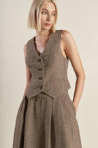 VIBRANT DAZE WOVEN VEST Flying Tomato