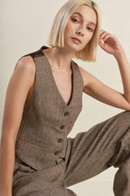VIBRANT DAZE WOVEN VEST Flying Tomato