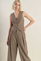 VIBRANT DAZE WOVEN VEST Flying Tomato