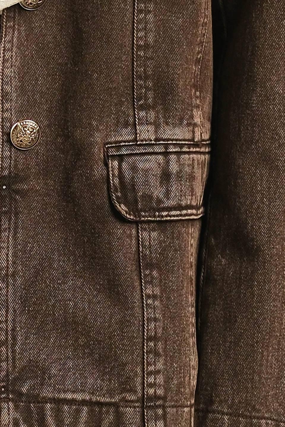 DARING CONFIDENCE DENIM BLAZER Flying Tomato