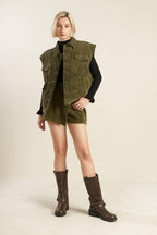 ESCAPING REALITY CORDUROY VEST Flying Tomato